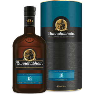 Bunnahabhain 18 Years Tube 2016 Single Malt Whisky 46.3% 