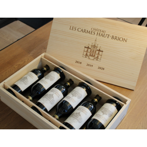 Château Les Carmes Haut-Brion Caisse Assortiment 2018 – 2019 – 2020 (3x2 Bouteilles)